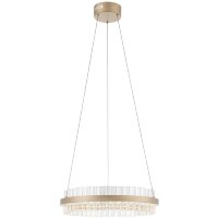 SL383.203.01 Светильник подвесной ST-Luce Золотистый/Золотистый, Прозрачный LED 1*34W 3000K CHERIO