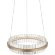 SL383.203.01 Светильник подвесной ST-Luce Золотистый/Золотистый, Прозрачный LED 1*34W 3000K CHERIO