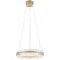 SL383.203.01 Светильник подвесной ST-Luce Золотистый/Золотистый, Прозрачный LED 1*34W 3000K CHERIO