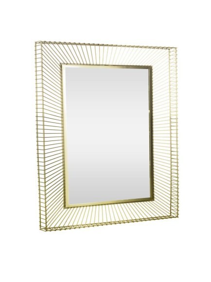 425036 MASINLOC Зеркало декоративное настенное сталь зеркальное стекло золотой L600 B50 H900