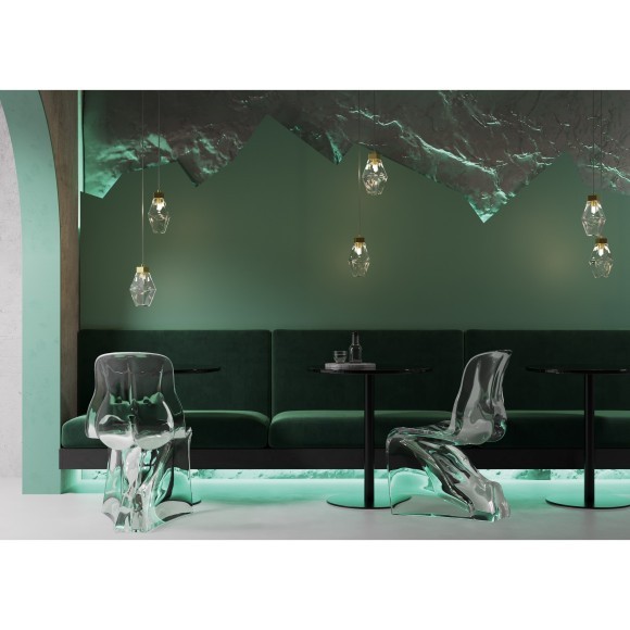 Подвесной светильник с 1 плафоном Maytoni MOD325PL-01G Coctail time под лампу 1xG9 28W