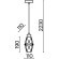 Подвесной светильник с 1 плафоном Maytoni MOD325PL-01G Coctail time под лампу 1xG9 28W