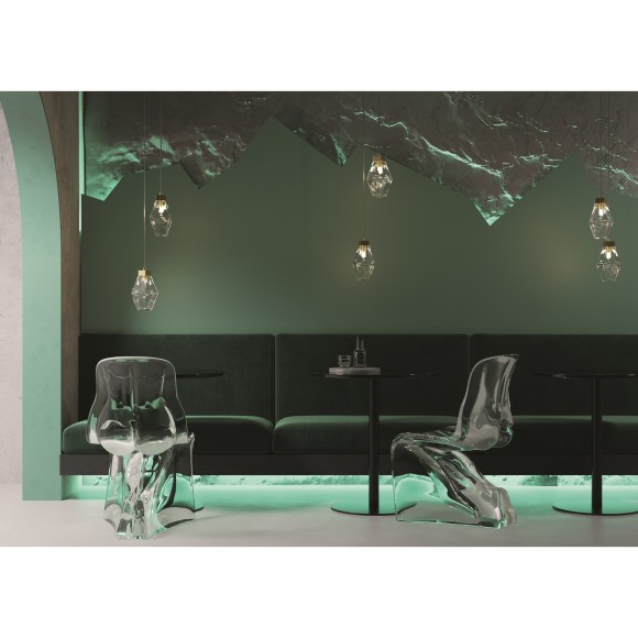 Подвесной светильник с 1 плафоном Maytoni MOD325PL-01G Coctail time под лампу 1xG9 28W