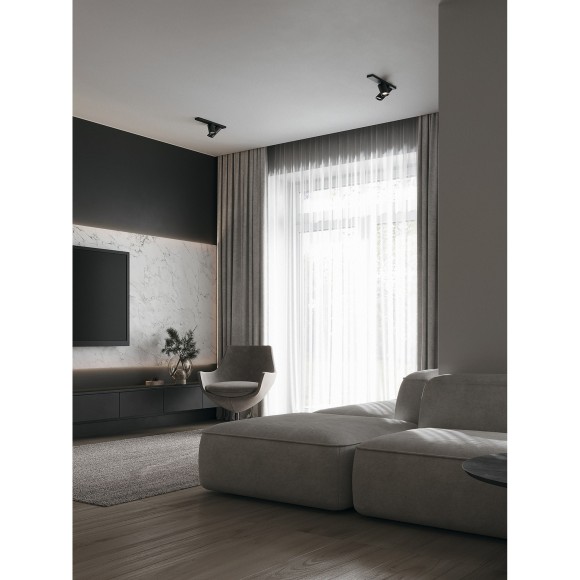 Накладной потолочный светильник Maytoni C051CL-U-2B Focus S под лампы 2xGU10 10W