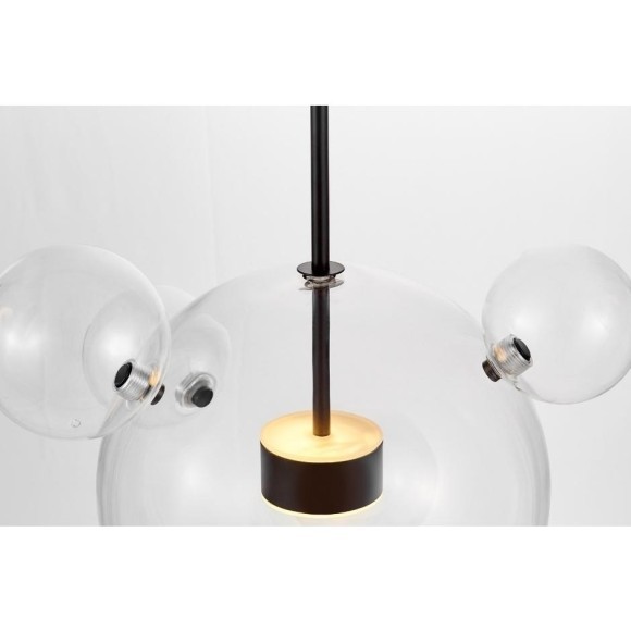 Подвесной светильник Lumina Deco Neroni LDP 6016-3+1 BK