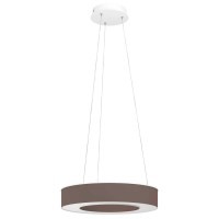 39994 GUAMARE Подвесной светильник Светодиодный диммируемый по TRIAC, 34Вт, 3980Лм, 2700К, ткань, никель