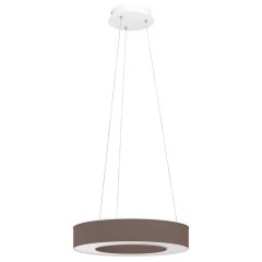 39994 GUAMARE Подвесной светильник Светодиодный диммируемый по TRIAC, 34Вт, 3980Лм, 2700К, ткань, никель 39994 GUAMARE Подвесной светильник Светодиодный диммируемый по TRIAC, 34Вт, 3980Лм, 2700К, ткань, никель