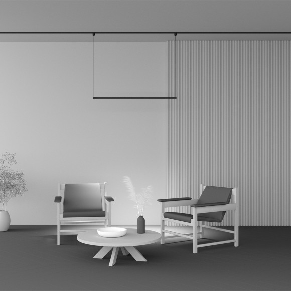 TR170-1-52W3K-B Светодиодный светильник на резиновый шинопровод Maytoni Elasity CRI90+ 3000К 1500Лм 120° 52Вт