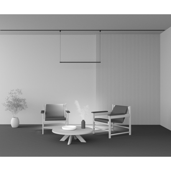 TR170-1-52W3K-B Светодиодный светильник на резиновый шинопровод Maytoni Elasity CRI90+ 3000К 1500Лм 120° 52Вт