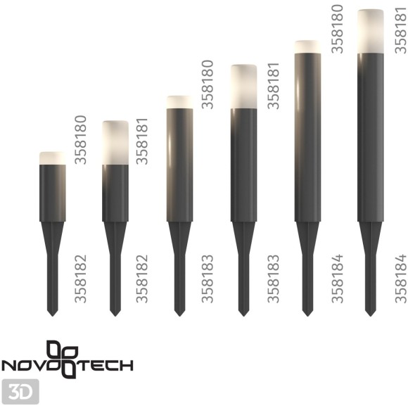 Плафон и колышек для светильника (арт.358180-358181) Novotech NOKTA 358183