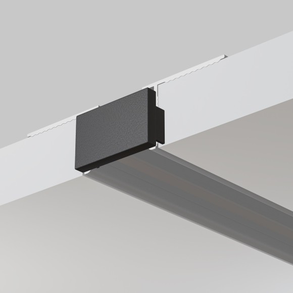 Комплект из 2 боковых заглушек для встраиваемого в ГКЛ шинопровода Maytoni Basity TRA172EC-12B Комплект из 2 боковых заглушек для встраиваемого в ГКЛ шинопровода Maytoni Basity TRA172EC-12B