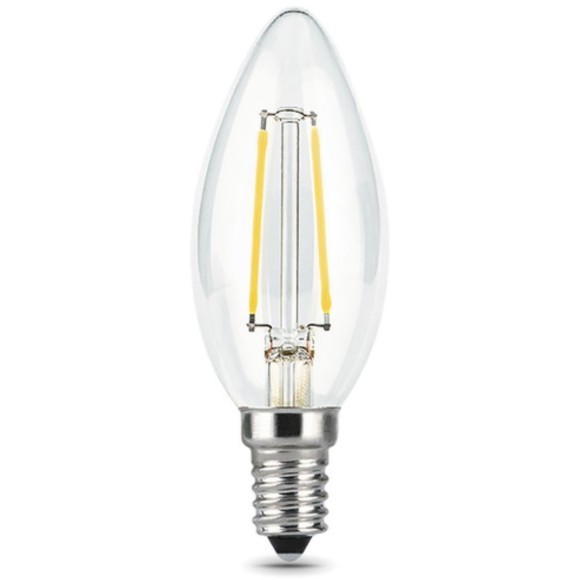 103801107 Лампа Gauss LED Filament Свеча E14 7W 550lm 2700К 1/10/50