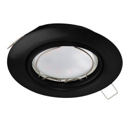 900751 Встраиваемый светильник PENETO, 4,6W (GU10), Ø87, сталь, черный
