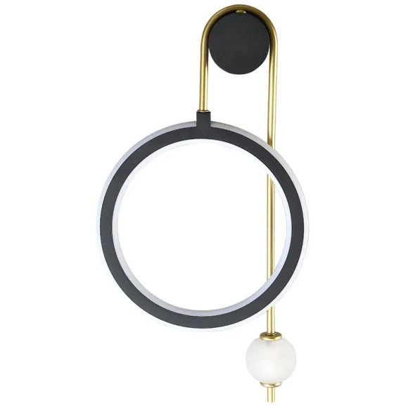 Бра Crystal Lux CORIDA AP25W LED BLACK/GOLD