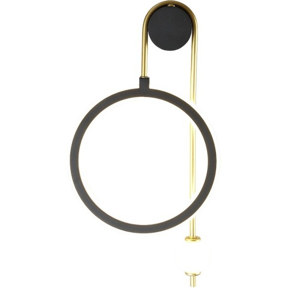 Бра Crystal Lux CORIDA AP25W LED BLACK/GOLD