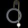 Бра Crystal Lux CORIDA AP25W LED BLACK/GOLD