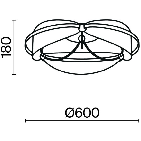 Потолочный светильник Maytoni MOD281CL-L45BS3K