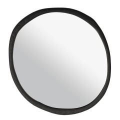 425044 BANI Декоративное зеркало настенное в скандинавском стиле, сталь, черный, L590 H540 425044 BANI Декоративное зеркало настенное в скандинавском стиле, сталь, черный, L590 H540