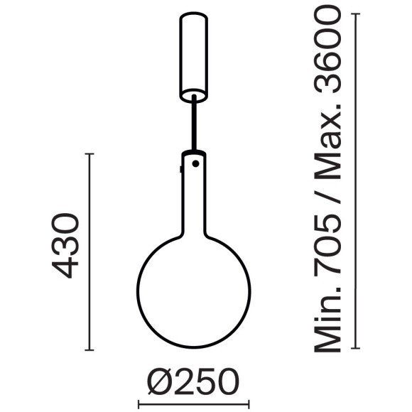 Подвесной светильник Maytoni MOD182PL-L6B3K Подвесной светильник Maytoni MOD182PL-L6B3K