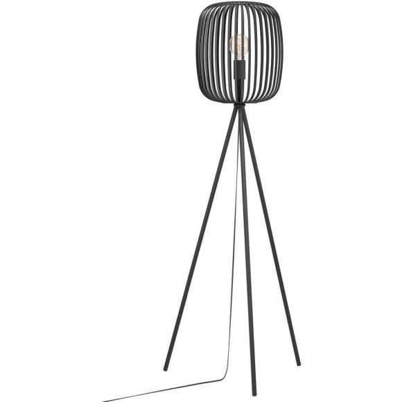 900522 Торшер ROMAZZINA, 1x40W, E27, H1405, Ø325, основание: Ø630, сталь, черный