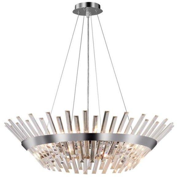 Люстра подвесная хрустальная 2116/09/08P Stilfort, серия Snowy