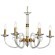 Люстра подвесная хрустальная Stilfort 1050/03/06P серия Glass
