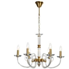 Люстра подвесная хрустальная Stilfort 1050/03/06P серия Glass Люстра подвесная хрустальная Stilfort 1050/03/06P серия Glass