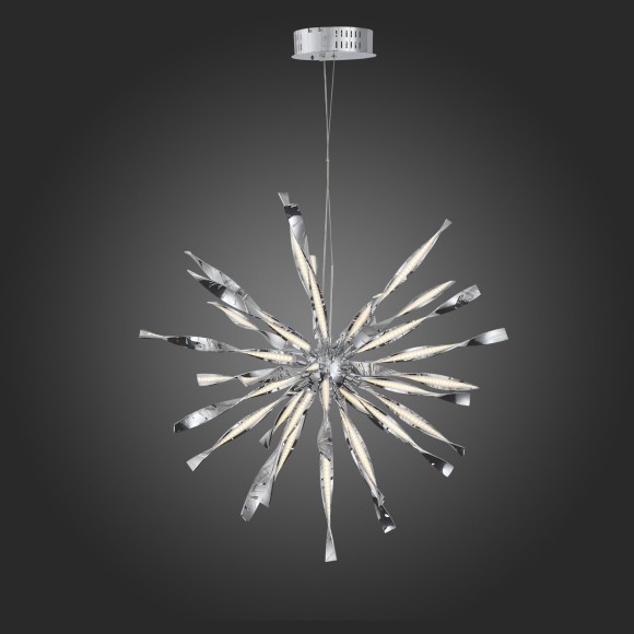 SL927.113.24 Люстра подвесная ST-Luce Хром/Хром, Белый LED 1*100W 4000K RAGGIO