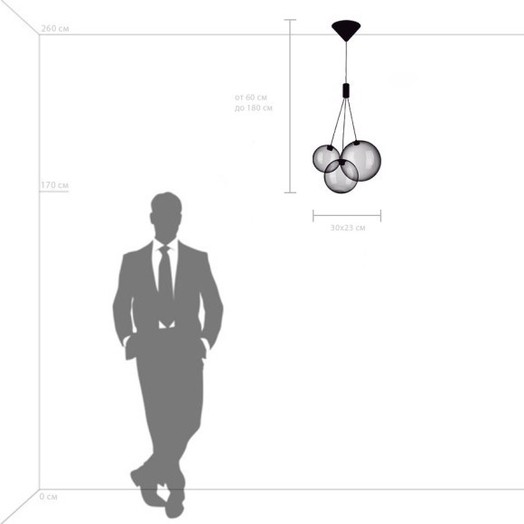 Подвес Sferetta Lightstar 801039 Подвес Sferetta Lightstar 801039