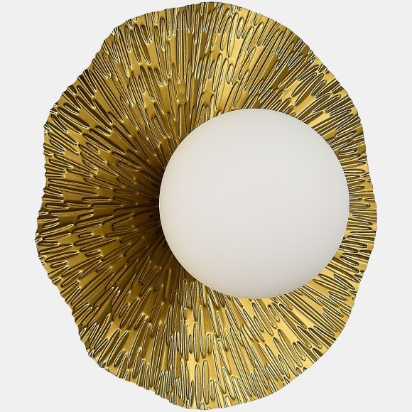 SLE1196-301-01 Светильник настенный Латунь/Белый G9 1*5W 4000K LOREA