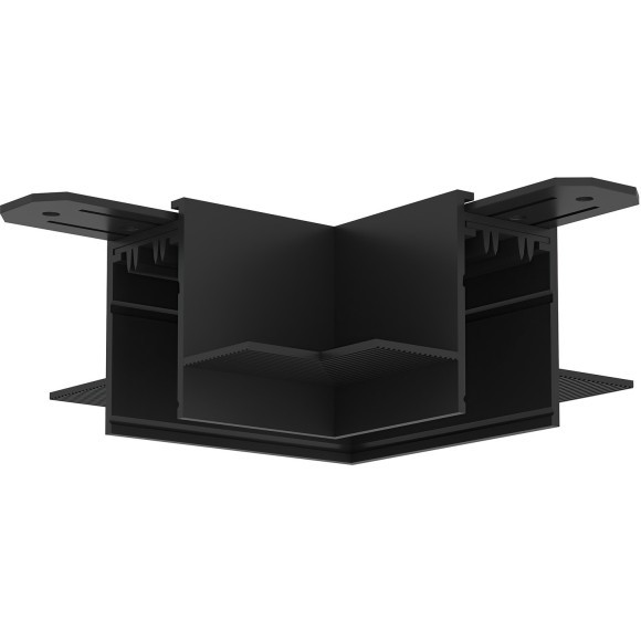 Соединитель угловой для шинопровода в ГКЛ 12.5мм Smart 220V Denkirs TR2112-BK