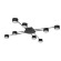 Потолочная люстра Arte Lamp TRACY A1527PL-8BK Потолочная люстра Arte Lamp TRACY A1527PL-8BK