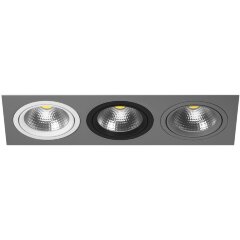 Встраиваемый светильник Lightstar i839060709 Intero 111 под лампы 3xGU10 150W Встраиваемый светильник Lightstar i839060709 Intero 111 под лампы 3xGU10 150W