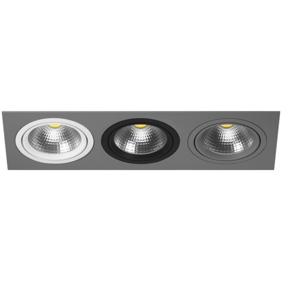 Встраиваемый светильник Lightstar i839060709 Intero 111 под лампы 3xGU10 150W
