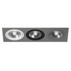 Встраиваемый светильник Lightstar i839060709 Intero 111 под лампы 3xGU10 150W