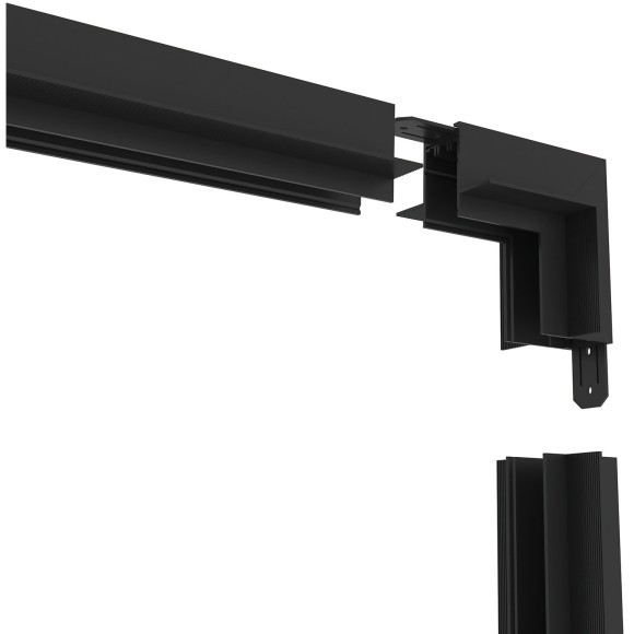 Соединитель угловой с потолка на стену для шинопровода в ГКЛ 12.5мм Smart 220V Denkirs TR2118-BK Соединитель угловой с потолка на стену для шинопровода в ГКЛ 12.5мм Smart 220V Denkirs TR2118-BK