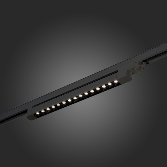 ST662.446.15 Св-к трек. Черный LED 1*15W 4000K 1 200Lm Ra90 48° IP20 L535xW33xH73 165-265V Трехфазная трековая система