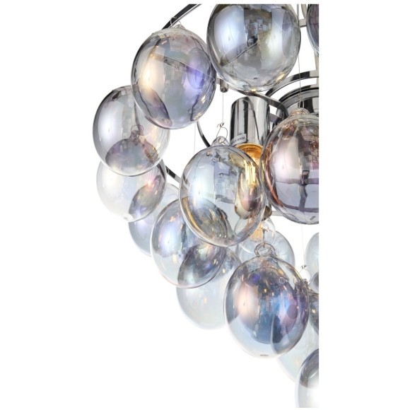 SL432.703.05 Люстра подвесная ST-Luce Хром/Перламутровый E27 5*60W SOSPIRO SL432.703.05 Люстра подвесная ST-Luce Хром/Перламутровый E27 5*60W SOSPIRO