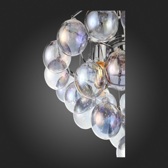 SL432.703.05 Люстра подвесная ST-Luce Хром/Перламутровый E27 5*60W SOSPIRO SL432.703.05 Люстра подвесная ST-Luce Хром/Перламутровый E27 5*60W SOSPIRO