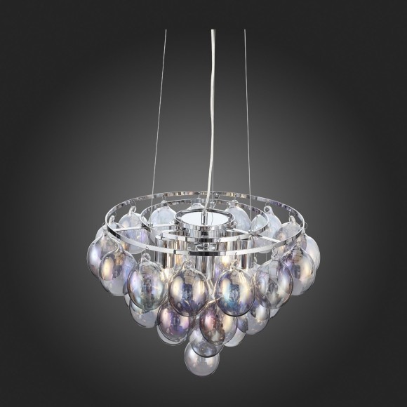 SL432.703.05 Люстра подвесная ST-Luce Хром/Перламутровый E27 5*60W SOSPIRO SL432.703.05 Люстра подвесная ST-Luce Хром/Перламутровый E27 5*60W SOSPIRO