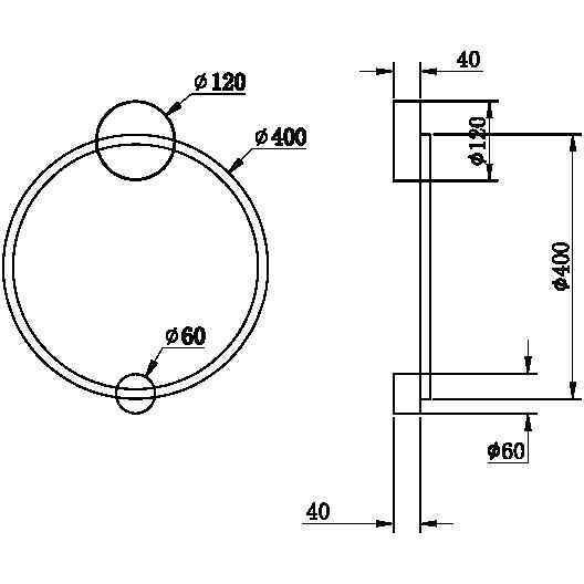 Настенный светильник (бра) Maytoni MOD005WL-L24BSK