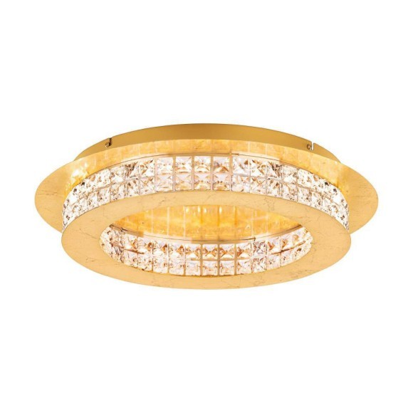 39405 EGLO PRINCIPE Светодиодный диммируемый по TRIAC потолочный светильник 31.5Вт 3Лм 3000K хрусталь золотой