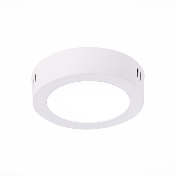 ST112.542.06 Светильник настенно-потолочный Белый LED 1*6W 4000K 370Lm Ra80 120° IP20 D110xH28 90-26 Накладные светильники