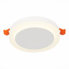 ST104.542.06 Светильник встраиваемый Белый LED 1*6W 4000K 468Lm Ra80 120° IP20 D110xH20 170-240V Встраиваемые светильники ST104.542.06 Светильник встраиваемый Белый LED 1*6W 4000K 468Lm Ra80 120° IP20 D110xH20 170-240V Встраиваемые светильники