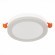 ST104.542.06 Светильник встраиваемый Белый LED 1*6W 4000K 468Lm Ra80 120° IP20 D110xH20 170-240V Встраиваемые светильники