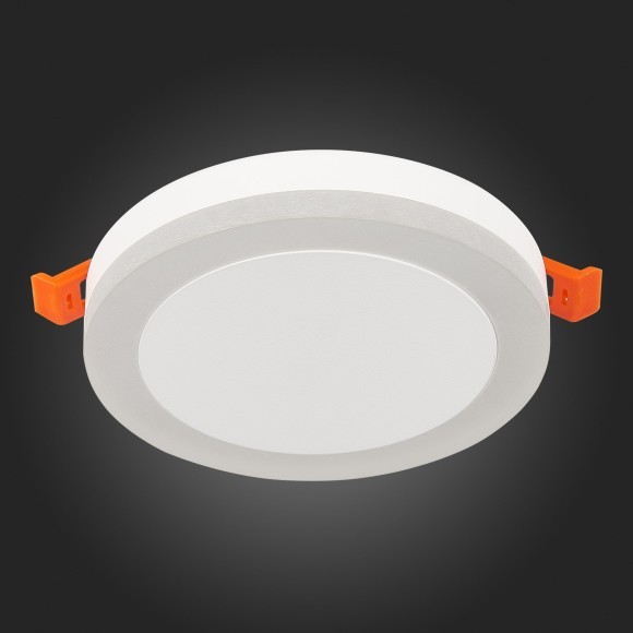 ST104.542.06 Светильник встраиваемый Белый LED 1*6W 4000K 468Lm Ra80 120° IP20 D110xH20 170-240V Встраиваемые светильники ST104.542.06 Светильник встраиваемый Белый LED 1*6W 4000K 468Lm Ra80 120° IP20 D110xH20 170-240V Встраиваемые светильники