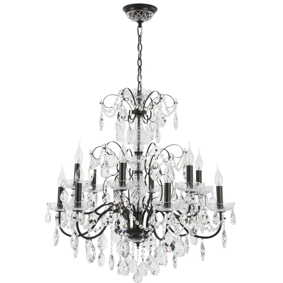Люстра Crystal Lux ODELIS SP12 BROWN