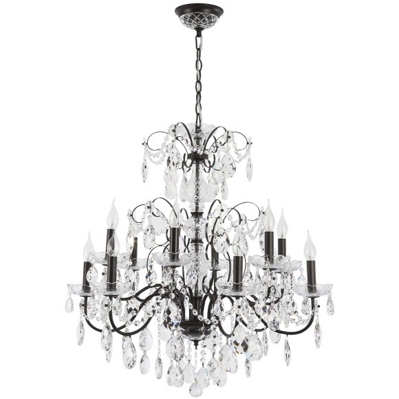 Люстра Crystal Lux ODELIS SP12 BROWN