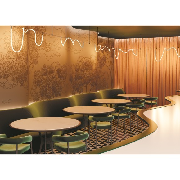 Светильник на гибкий шинопровод Maytoni Flexity TR209-1-48W3K-B 3000K 2400лм 48Вт