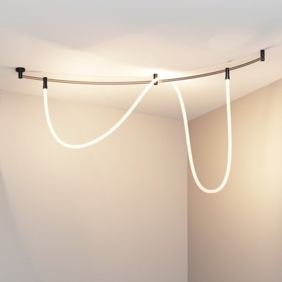 Светильник на гибкий шинопровод Maytoni Flexity TR209-1-48W3K-B 3000K 2400лм 48Вт